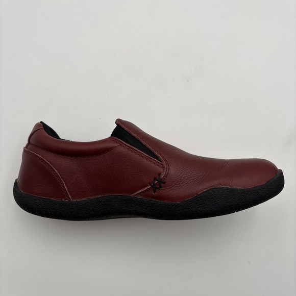 KURU Kivi Slip On Shoes Womens 9 US Comfort Walking Loafers Red Leather 201904E - Picture 8 of 11